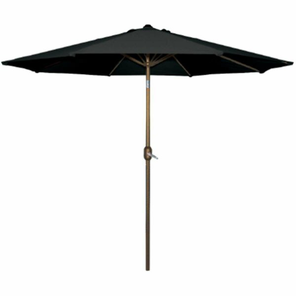 Bond Manufacturing Bond Manufacturing 9 x 9 ft. Aluminum Umbrella, Black B07 65680